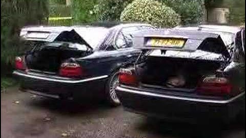 BMW 7 series E38 Synchro Hydraulic trunk open