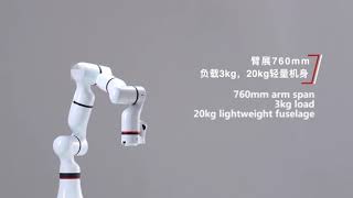Nobel Habot 7 axis collaborative robot cobot  joint replacement surgical robot working video