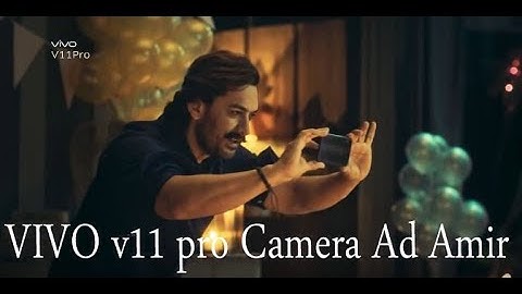 Vivo v11 pro Camera Ad In Amir Khan Vivo In-Display Fingerprint Scanning