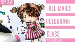 Character Coloring with Copic + Alcohol Markers