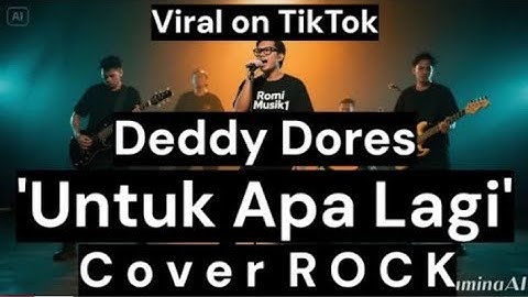 Deddy dores - untuk apa lagi [ cover rock ] | viral on tiktok