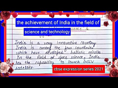 Essay on achievements of india picture