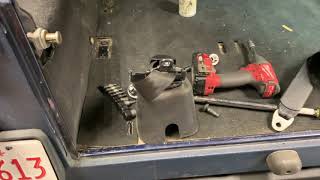 DIY How to Remove Rear Seat Belts Jeep TJ - YouTube