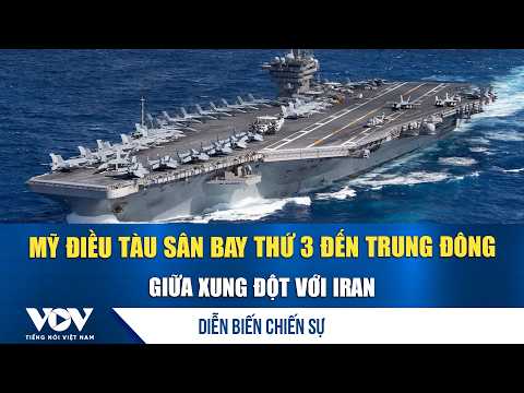 Diễn biến chiến sự 3/10: Mỹ điều tàu sân bay thứ 3 đến Trung Đông giữa xung đột với Iran | VOV