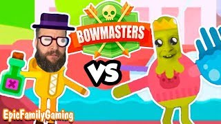 Bowmasters - Gameplay Walkthrough  - Maestro vs Octopus King and Upgraded Jeremy (iOS)