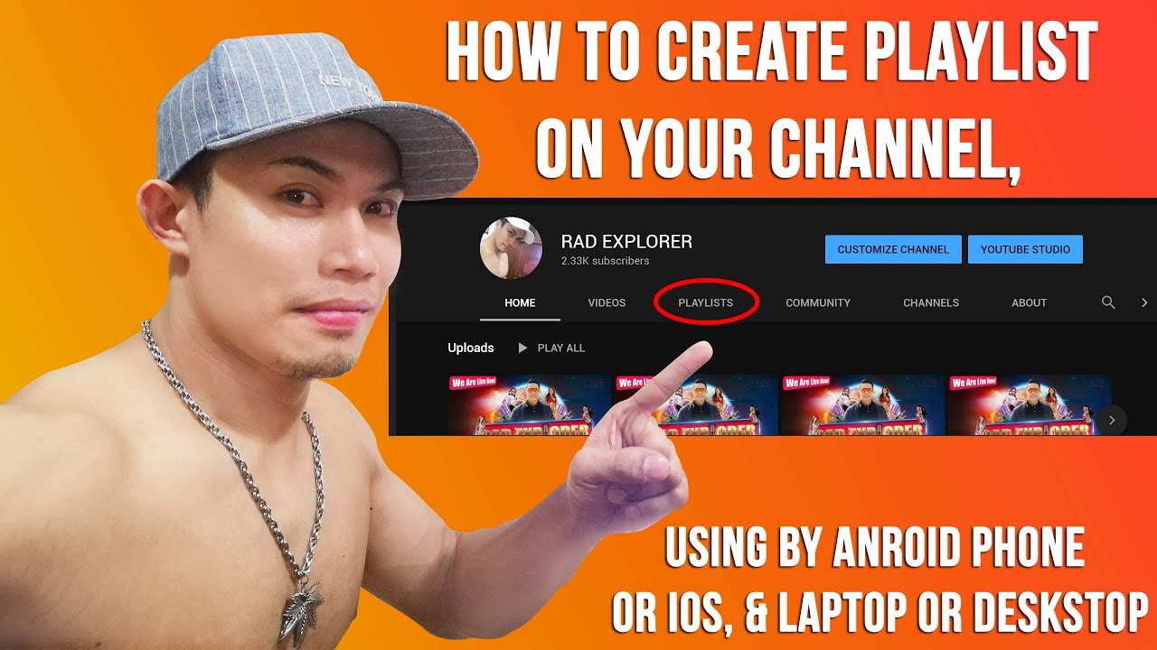 HOW TO CREATE PLAYLIST ON YOUR YOUTUBE CHANNEL, USING BY ANDROID PHONE ...