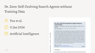 Celebrity Dr. Zero: Autonomous AI Search Without Human Data (2601.07055) Net Worth