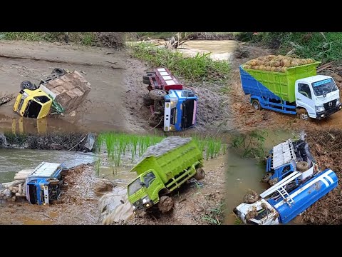 KOMPILASI RC TRUK TERGULING KE SUNGAI YANG EXTREME ‼️