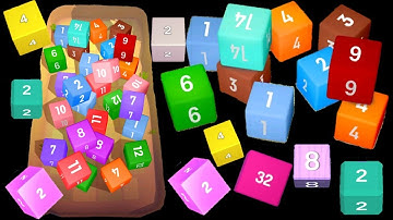 Merge Cubes 3D - Gameplay Walkthrough #gameparkarea #3dgames #mergecube #puzzlegame