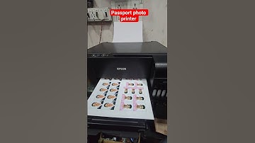 haw to Passport photo printing best printer Epson L3210 L3250 All-in One Color printer #passport