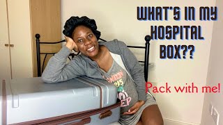 Pack my hospital bag with me! First time mom