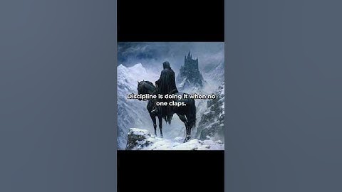 "Discipline is power when no one’s watching #nothingisforever #thinkdeeper #philosophyquotes