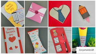 10 Diy Teacher's Day gift idea 🤓😍 handmade easy card tutorial | diy teacher's day card