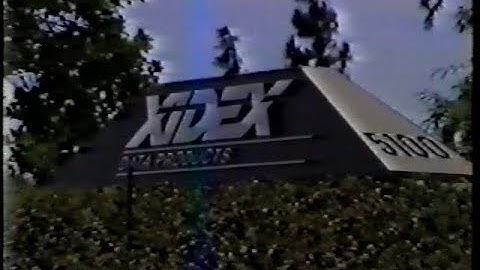 Xidex Product Handling Training Video 1988
