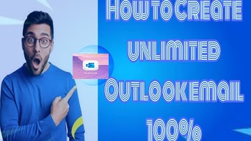 How to create unlimited Outlook mail.100% working method
