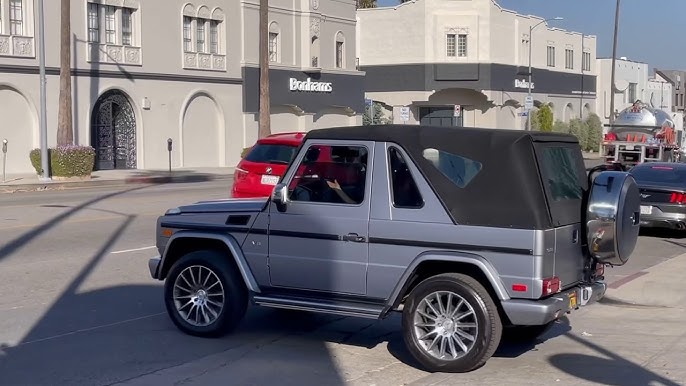 Kylie Jenner wears Chanel crop top as she reclines on her newly repainted  beige G-Wagon