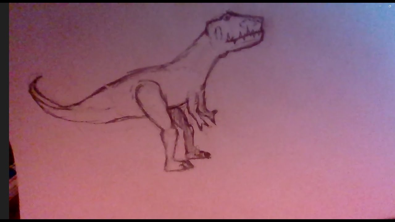 How To Draw A Trex YouTube