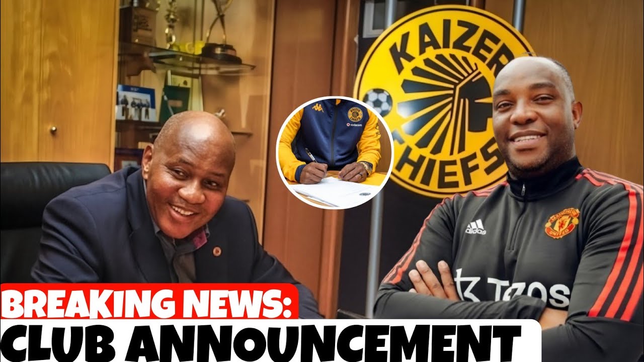 🚨PSL TRANSFER NEWS; OFFICIAL CLUB ANNOUNCEMENT NEW CHIEFS HEAD COACH HES HERE.