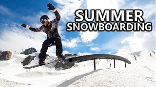Epic Summer Snowboarding in Zermatt, Switzerland