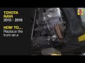 How to Replace the front strut on the Toyota RAV4 2013 to 2018