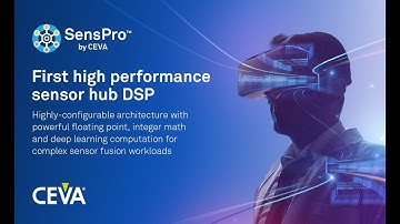 CEVA SensPro – Processing for Multi Sensor Devices for Contextual Awareness