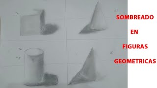 ️️EJERCICIOS DE DIBUJO️️ - SOMBREADO DE FIGURAS GEOMETRICAS