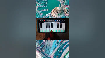 Habibi com to Dubai song #piano #tune #music