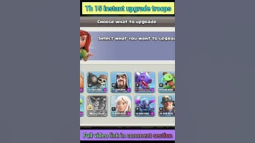 Th 15  instant upgrade troops #gamingrascal #clashofclans #shorts