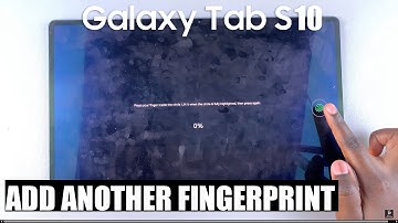 How To Add Another Fingerprint On Samsung Galaxy Tab S10 / S10 Ultra
