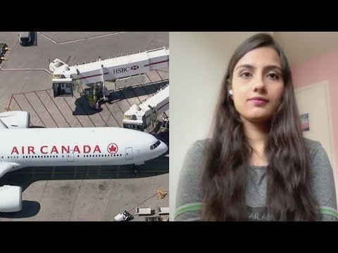 This student waited 2 days for a flight home to Winnipeg