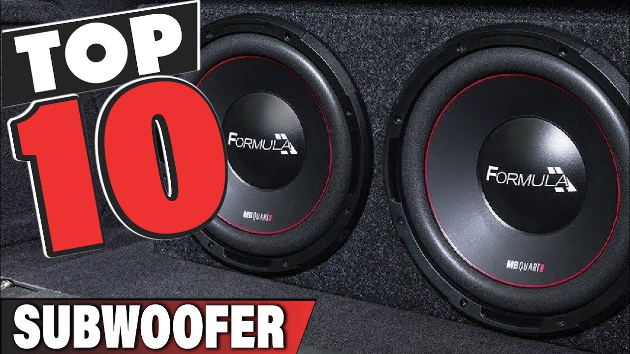 Best Subwoofer In 2022 - Top 10 Subwoofers Review