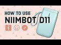 Niimbot d11 thermal label printer unboxing setup  beginner howto tutorial organization tool