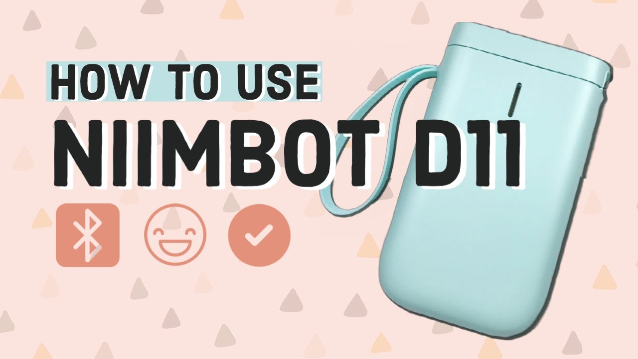 NIIMBOT D11 Thermal Label Printer Unboxing Setup 🖨️ Beginner How