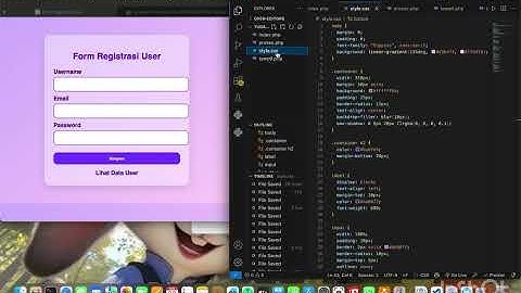 Project Pemrograman Web: Membuat Form Registrasi + Insert & Select MySQL!