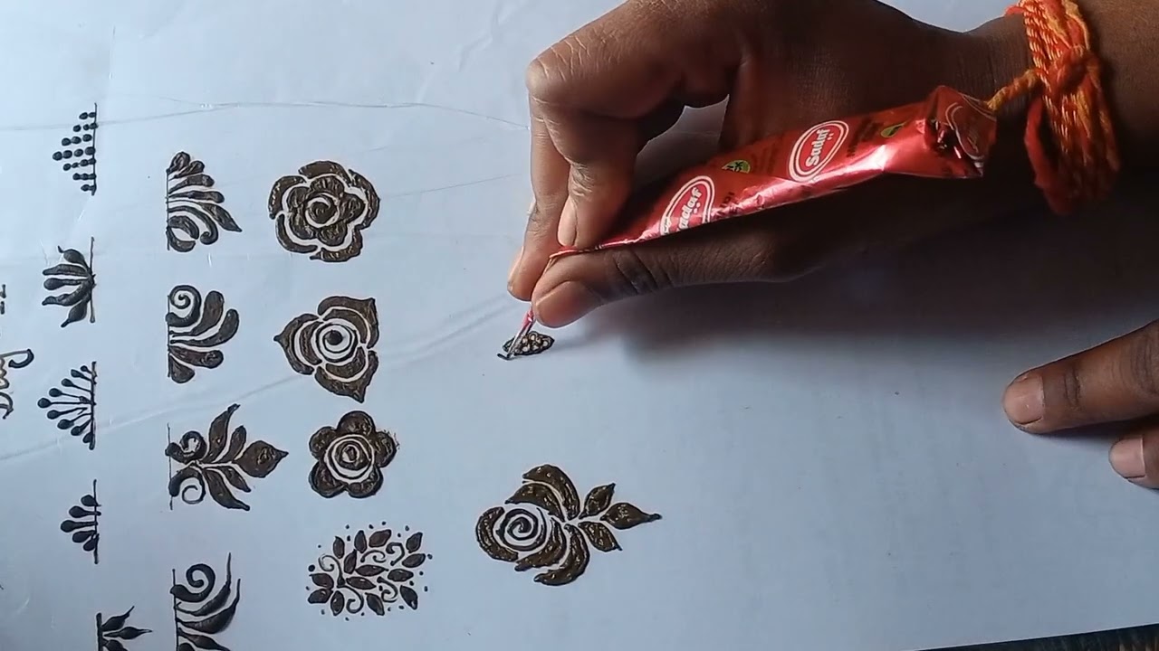Gulf mehandi design tutorial 🤎🤎 by KD _mehandi_artist......