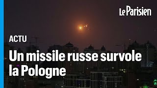 Attaque massive de la Russie en Ukraine : un missile russe viole l'espace aérien de la Pologne