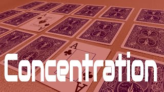 How to Play Concentration - a memory matching card game screenshot 1