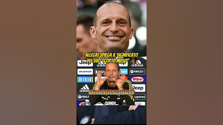 IL "CORTO MUSO" DI MAX ALLEGRI 🐴 #calcio #allegri #juventus