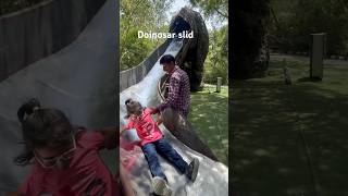 Doinosar sliding in my kids #diona #shortsfeed #suhasini #shots #enjoy #kids #slide