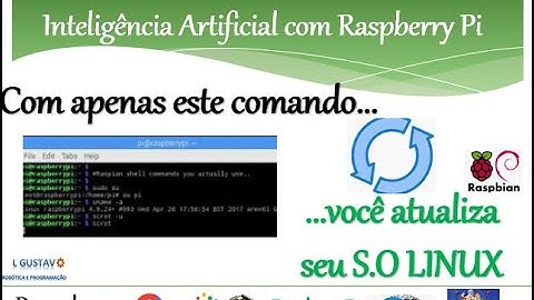 Qual comando dentro do LX Terminal atualiza a sua Raspbian?