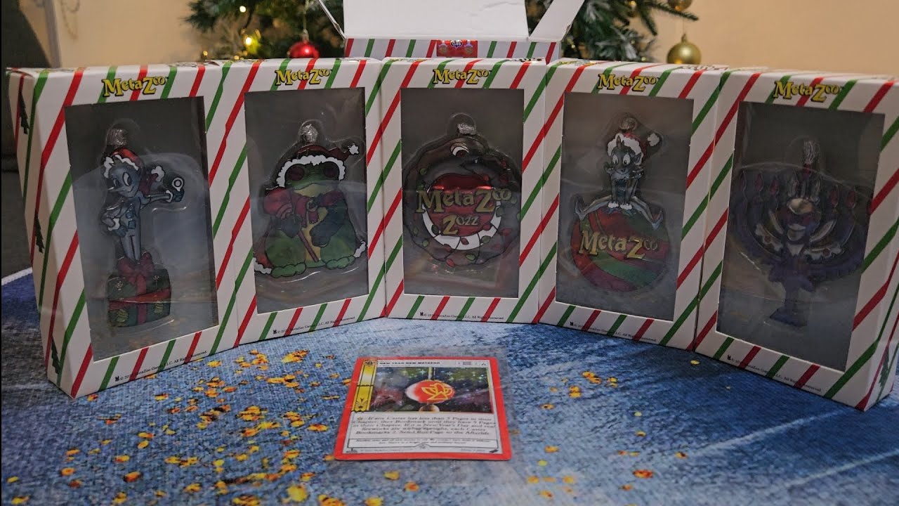 Merry Christmas!!! Opening Metazoo Christmas Ornament Box.