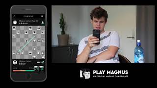 Magnus Carlsen vs. Himself at Age 18 on the Play Magnus app screenshot 4