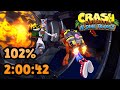 Crash bandicoot n sane trilogy speedrun  crash 2 102 in 20042