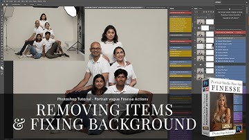 Portrait Finesse: How to fix complex background in Photoshop