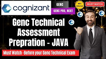 🔥Cognizant GenC Technical Assessment Cluster 1 | Java Coding and Programming Full Prepration