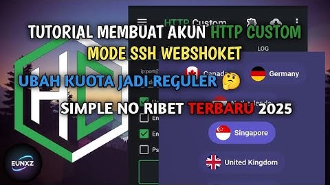 TUTORIAL MEMBUAT AKUN HTTP CUSTOM MODE SSH WS PART2 DI DARKSSH SIMPLE 2025