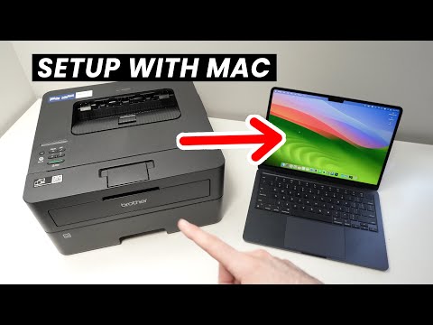 How to Connect Mac to Brother HL-L2460DW Printer Using Wifi