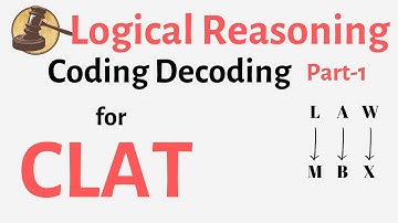 Coding decoding || part 1 || CLAT 2020 || AILET 2020 || Logical Reasoning