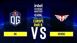 OG vs. Heroic - Map 2 [Vertigo] - IEM Road to Rio 2022 Europe RMR B