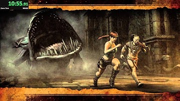 Lara Croft and the Guardian of Light - Any% NG+ Co-op with RandomPinkBunny in 18:56 (Commentated)